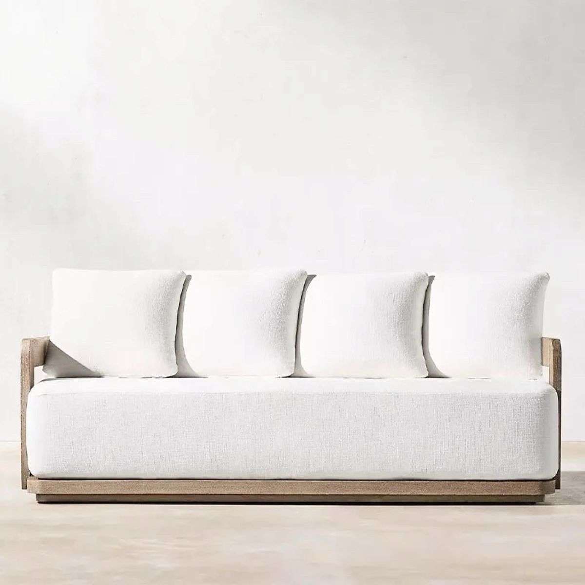mobilier de evenimente — canapea premium din lemn de tec, 180 cm