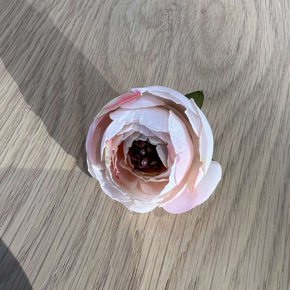 flori artificiale — cap de ranuncul roz de 4 cm
