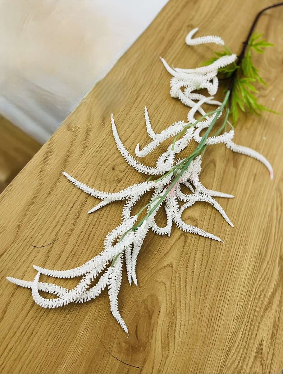 flori artificiale — crenguță de amarathus din silicon, lungă de 100 de centimetri