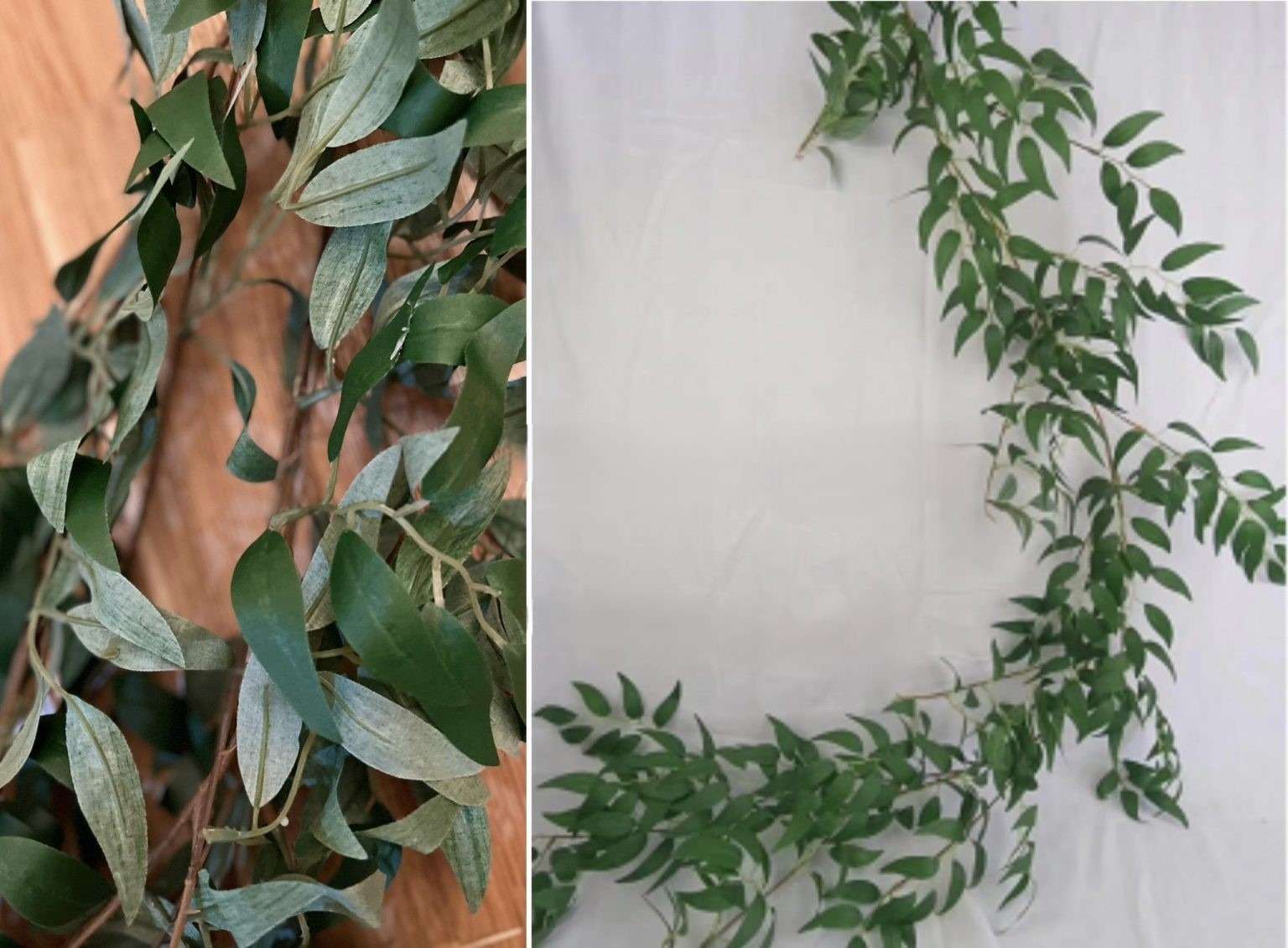 verdeata artificiala — ghirlandă de ruscus de 200 cm pentru arcade și mese