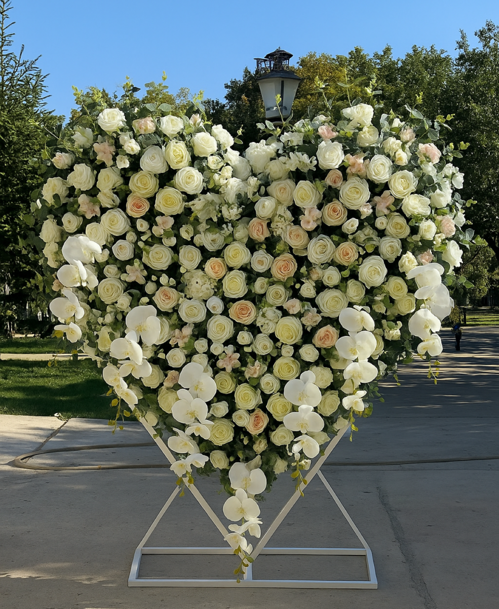 flori artificiale — necesar complet pentru arcadă florală