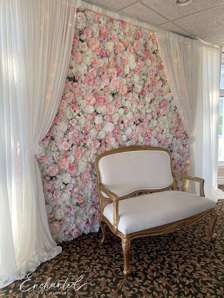 arcade florale de nunta — panou floral 200 pe 200 cm cu trandafiri și hortensii