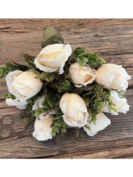 Trandafiri A122 Bej buchet 12 fire