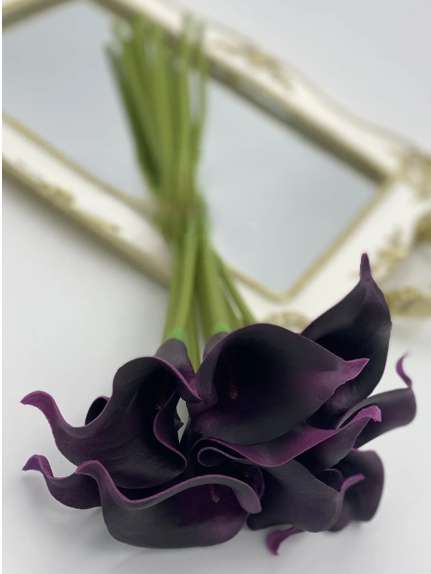 Cale silicon latex real touch FL053 Purple buchet 10 fire