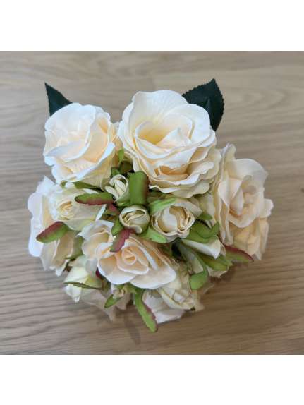 Trandafiri FL010 Bej buchet 18 fire