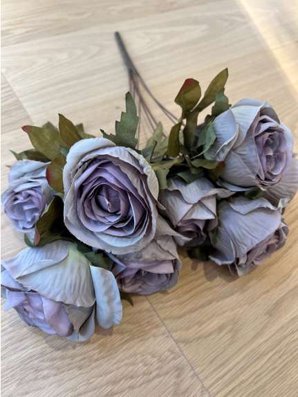 Trandafiri A133 Mov vintage buchet 8 fire