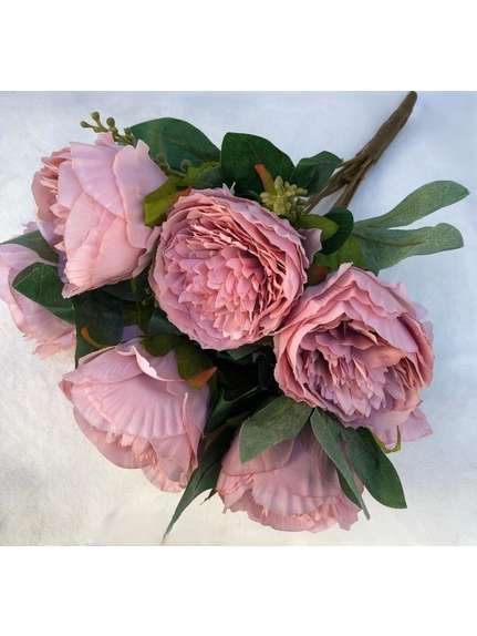 Bujori TR29 Roz prafuit buchet 9 fire