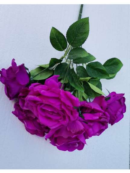 Trandafiri F21 Ciclam buchet 9 fire