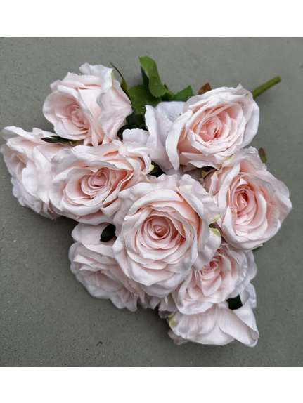 Trandafiri F21 Somon buchet 9 fire