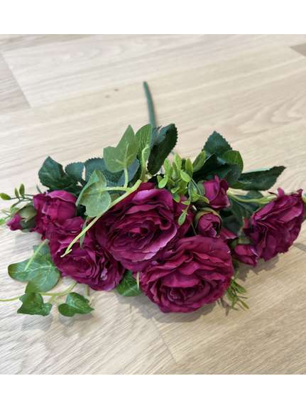 Trandafiri 302 Rose red buchet 7 fire