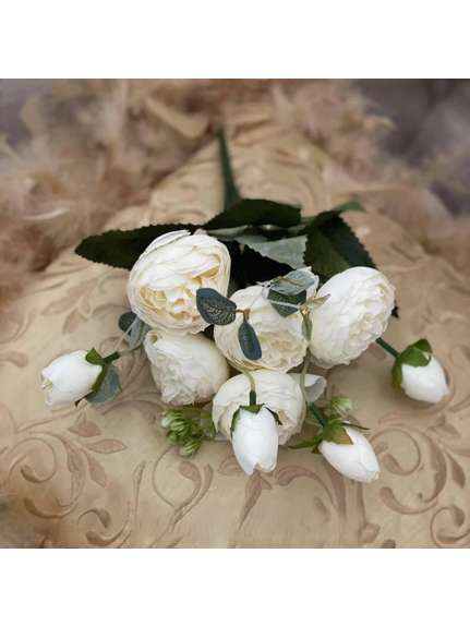 Bujorei Dragut White buchet 5 fire