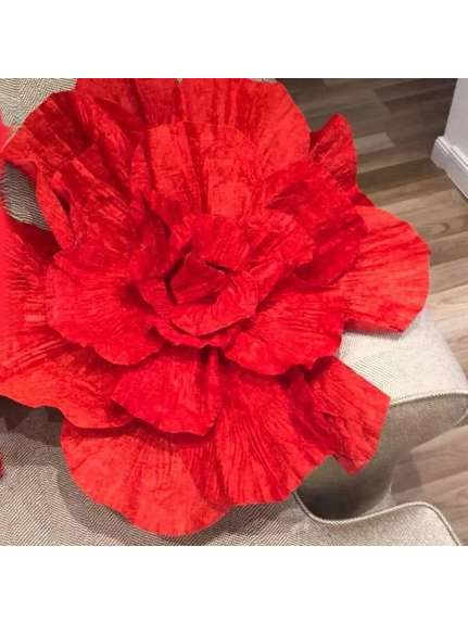 Floare gigant  catifea Rosu 60 cm