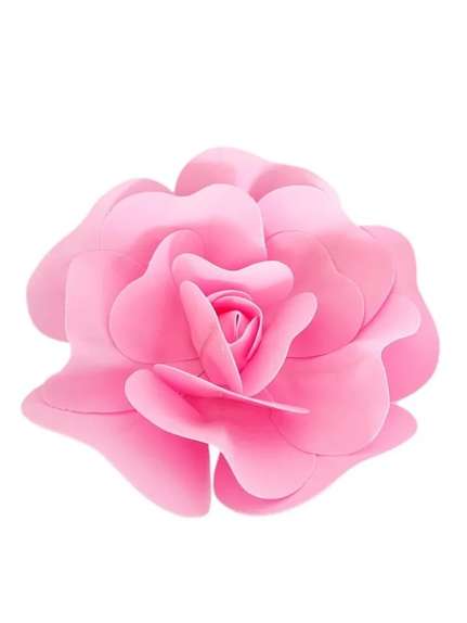 Floare gigant latex spuma Roz 50 cm
