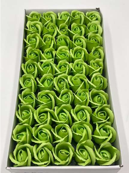 TRANDAFIRI DE SAPUN 4CM GREEN MIC