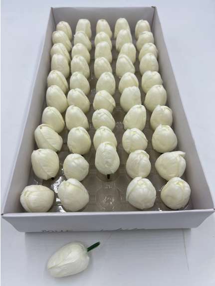 Lalele de sapun milk white mic cutie 50 de capete