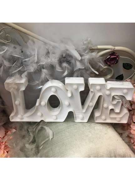 Love cu led inaltime 17 cm lungime 45 cm
