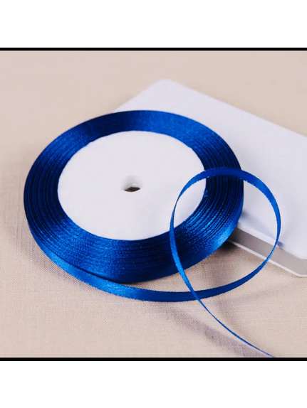 Panglica satin 1 cm – ALBASTRU REGAL