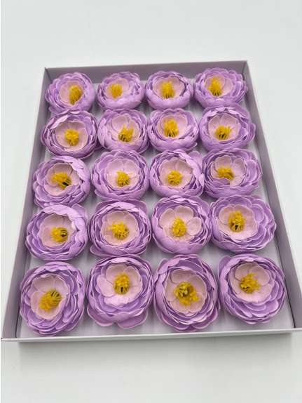 Bujori de sapun parfumat peony Light purple cutie 20 flori