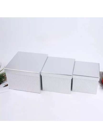 Set 3 cutii cod 6854 – Argintiu