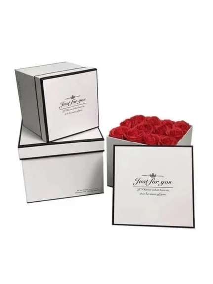 Set 3 cutii cod 9780 – Alb