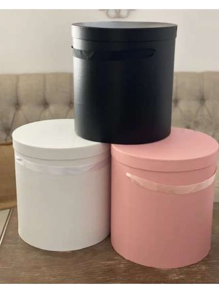 Set 3 Cutii Rotunde – Cod 5637, Roz 