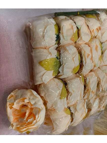 Bujori FL041 Peach set 20 capete cu tije