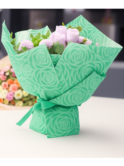 Set 20 Hartii Impachetat Cod 6007 – Verde / Mint Green