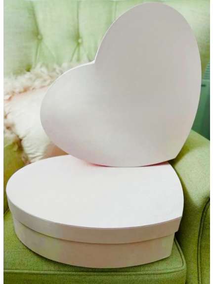 Set 2 Cutii Gigant Inimă din Satin – Roz – Cod CX2109