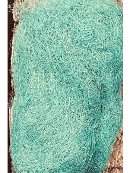 Sisal decorativ – Turcoaz, ambalat la pungă