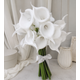 Cale silicon latex real touch FL053 Alb buchet 10 fire