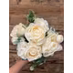 Trandafiri buchet 7 fire 2063 Alb