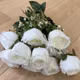 Trandafiri 2070 Alb buchet 12 fire