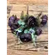 Bujori A104 Mov inchis buchet 11 fire