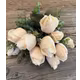 Trandafiri A122 Capucino buchet 12 fire