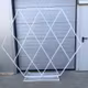 Arcadă Albă Diamant 25120 – Cadru Geometric Elegant