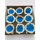 Trandafiri de sapun Austin light blue white cutie 9 capete