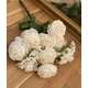 Trandafiri si hortensii buchet 11 fire 2036 Alb