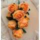 Trandafiri STOCK Orange buchet 9 fire