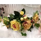 Trandafiri 302 Galben vechi buchet 7 fire