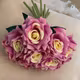 Trandafiri legati Mov deschis buchet 10 fire