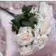 Trandafiri cu bobite F16 Crem buchet 7 fire