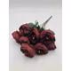 Bujori A104B Wine red grena buchet 9 fire 