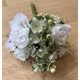 Mini roze F7024 Alb buchet 7 fire