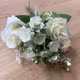 Mini roze F7024 Crem buchet 7 fire