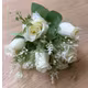 Mini roze F7025 Crem buchet 7 fire