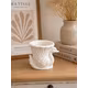 Grace Swan – vas decorativ alb din ceramica handmade DC021