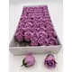 Trandafiri de sapun parfumat premium Dark Purple cutie 50 de flori