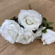 Trandafiri F15 Alb buchet 7 fire