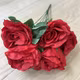 Trandafiri F15 Rosu buchet 7 fire