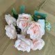 Trandafiri FL585 Roz pudra buchet 7 fire 